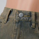 Fashion Harajuku Denim Summer High Waist Casual Vintage Jean Short InsStreet